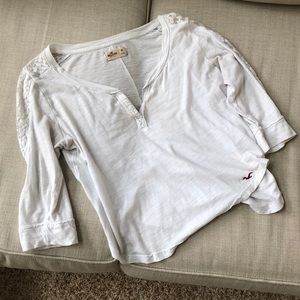 White 3/4 Sleeve Blouse